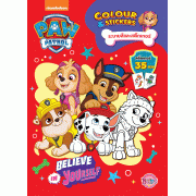 PAW PATROL ระบายสีและสติ๊กเกอร์ BELIEVE IN YOURSELF